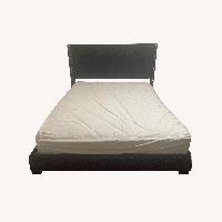 Black Velvet Queen Bed