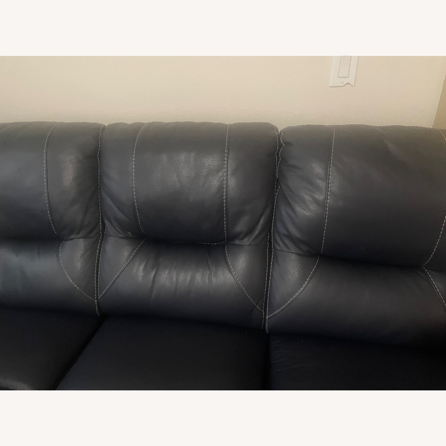 Luke Leather 3 Seater Sofa Recliner  - image-2