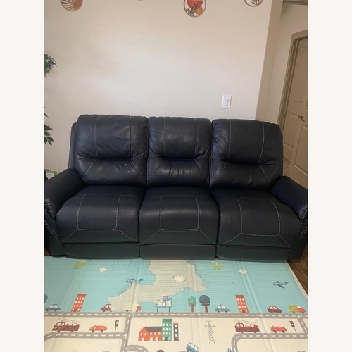 Used Luke Leather 3 Seater Sofa Recliner  for sale on AptDeco