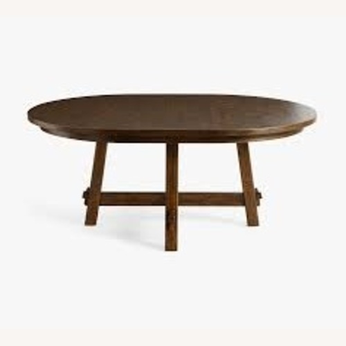 Used Pottery Barn Toscana Round Table 72” for sale on AptDeco