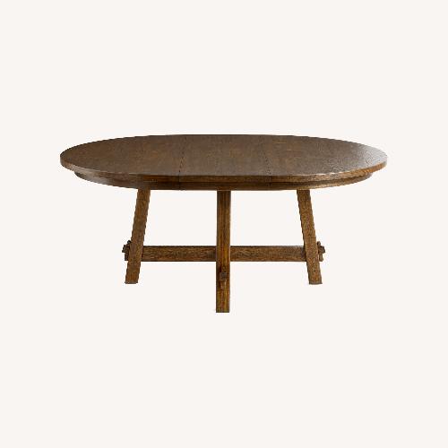 Used Pottery Barn Toscana Round Table 72” for sale on AptDeco
