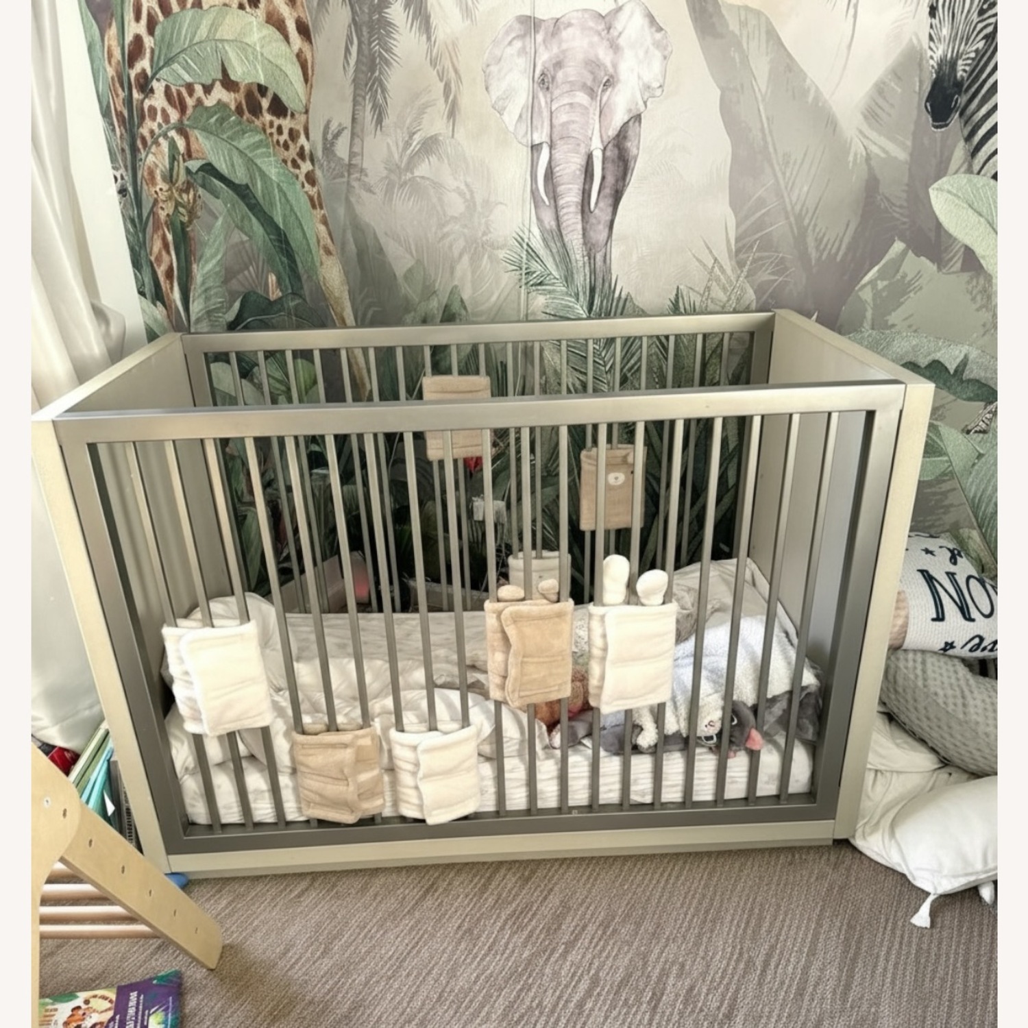 Restoration Hardware Clio Shagreen Crib - image-10