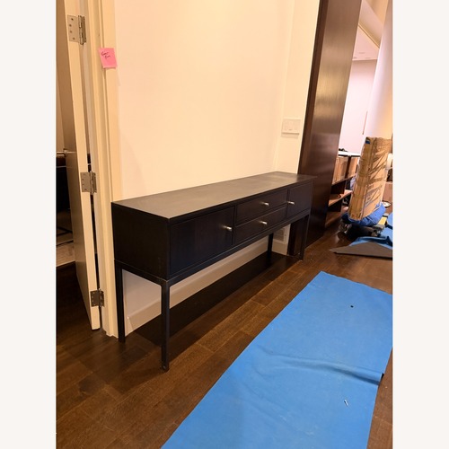 Used Room & Board Linear Dark Brown Wood Sideboard for sale on AptDeco