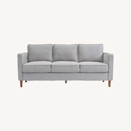 Used Wayfair Hana Light Gray Wood 3+ Seater Sofa for sale on AptDeco