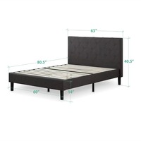 Zinus Shalini Upholstered Platform Bed 