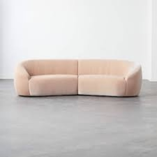 Used CB2 Roma Pink Performance Velvet Sofa 2 Pieces for sale on AptDeco