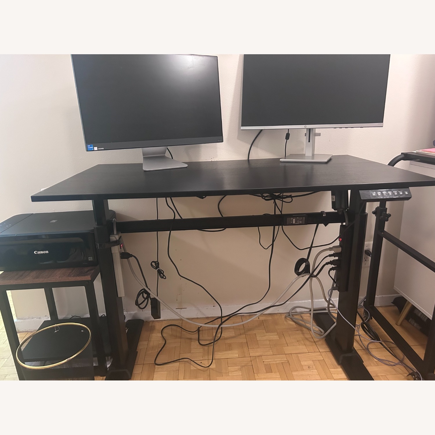 Black Metal Desk - image-1