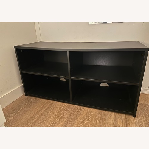 Used Amazon Black TV Stand for sale on AptDeco