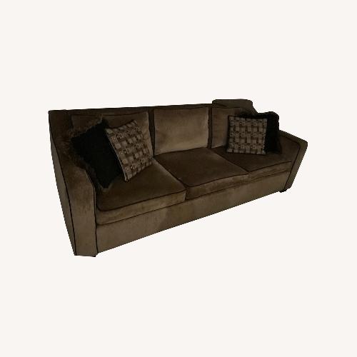 Used Swaim Inc. Dark Brown 3+ Seater Sofa for sale on AptDeco
