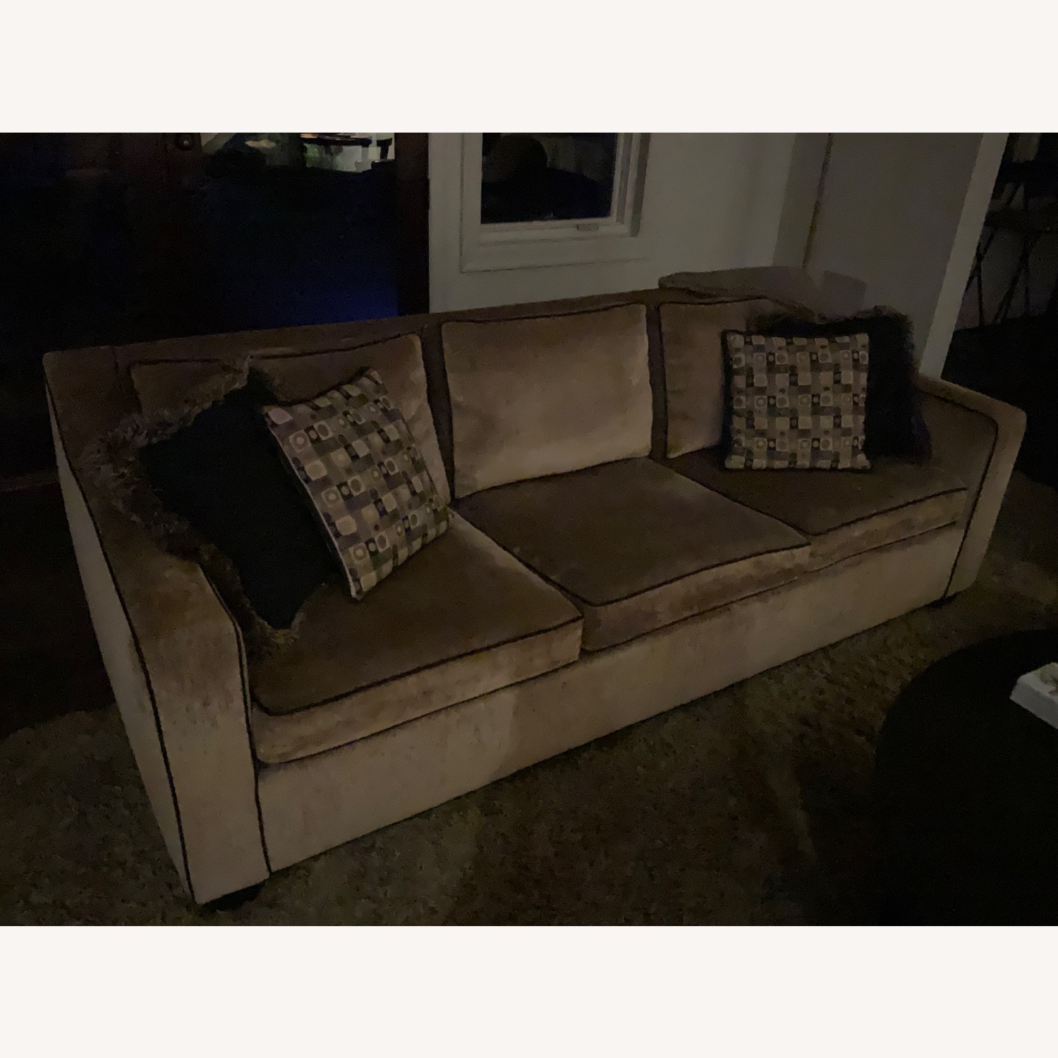 Swaim Inc. Dark Brown 3+ Seater Sofa - image-2