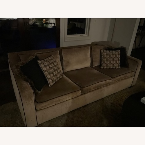 Used Swaim Inc. Dark Brown 3+ Seater Sofa for sale on AptDeco