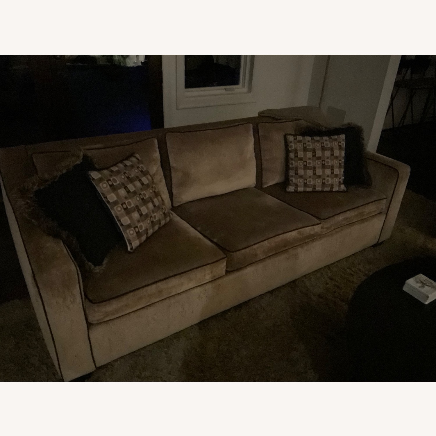 Swaim Inc. Dark Brown 3+ Seater Sofa - image-5