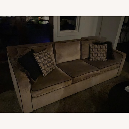 Used Swaim Inc. Dark Brown 3+ Seater Sofa for sale on AptDeco
