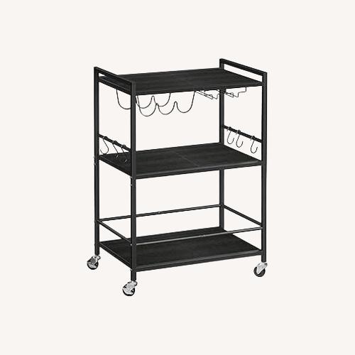 Used Amazon Black Bar Cart for sale on AptDeco