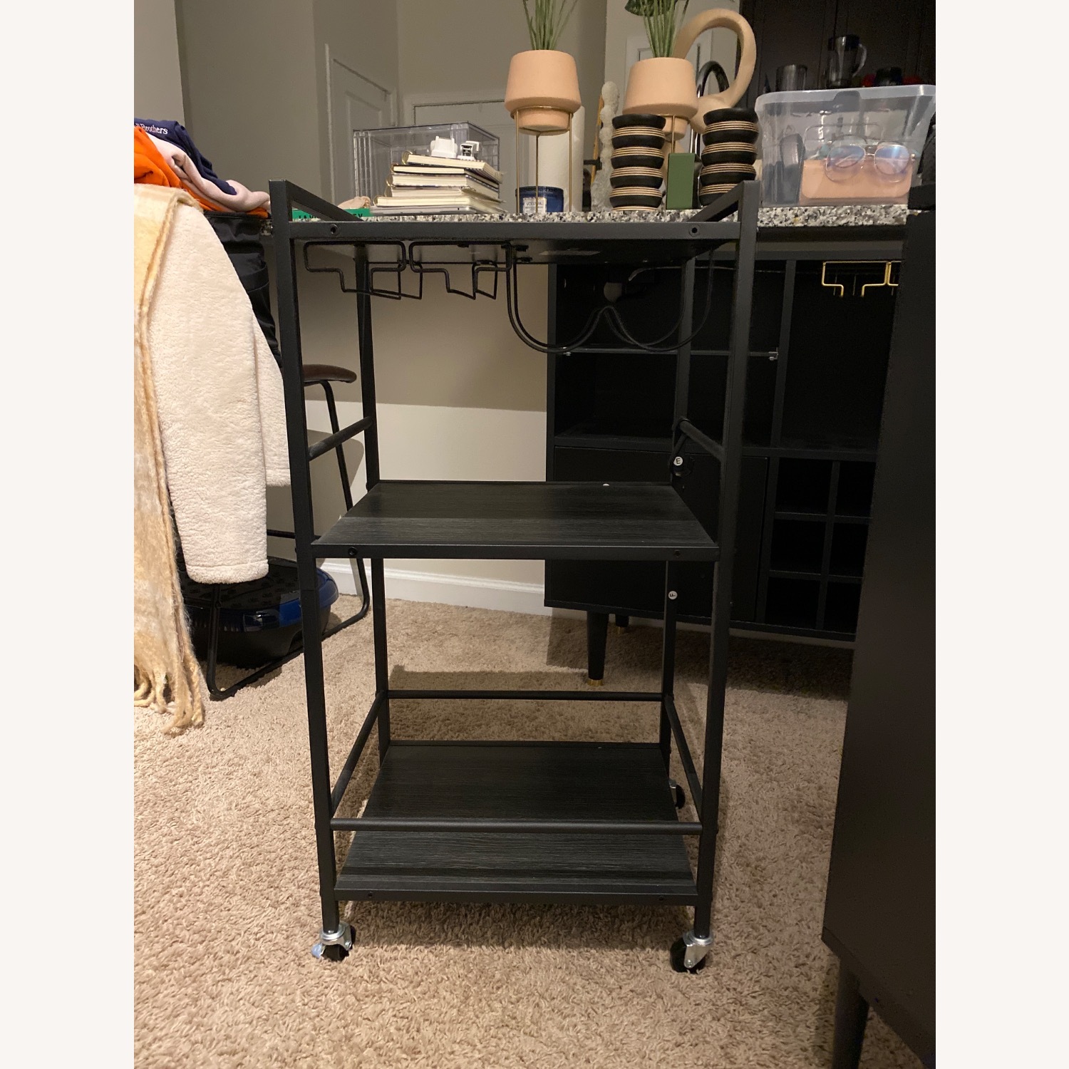 Amazon Black Bar Cart - image-3