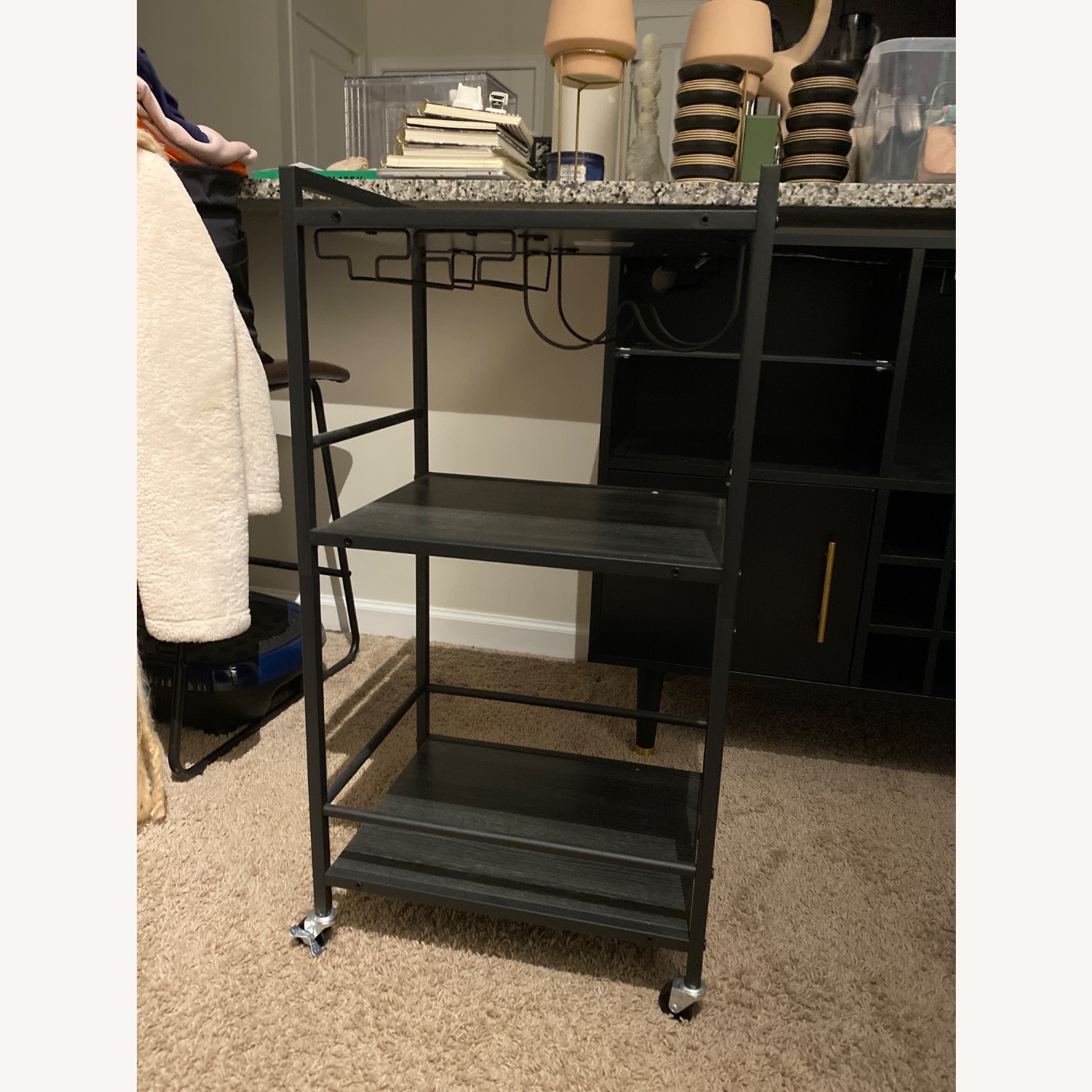 Amazon Black Bar Cart - image-1