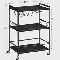 Amazon Black Bar Cart