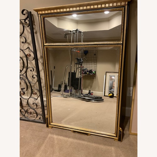 Used Gold Metal Wall Mirror for sale on AptDeco