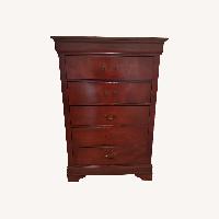 Dark Brown Wood Dresser