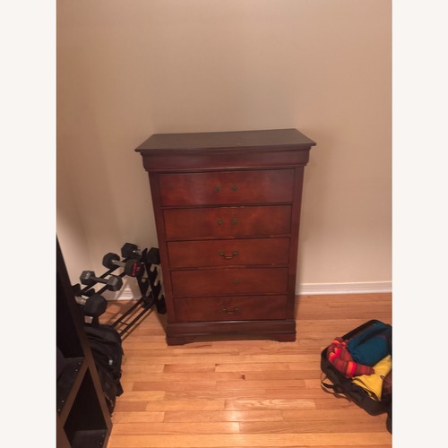 Used Dark Brown Wood Dresser for sale on AptDeco