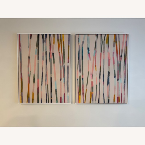 Used Minted Painted Forest Canvas 30×40 for sale on AptDeco