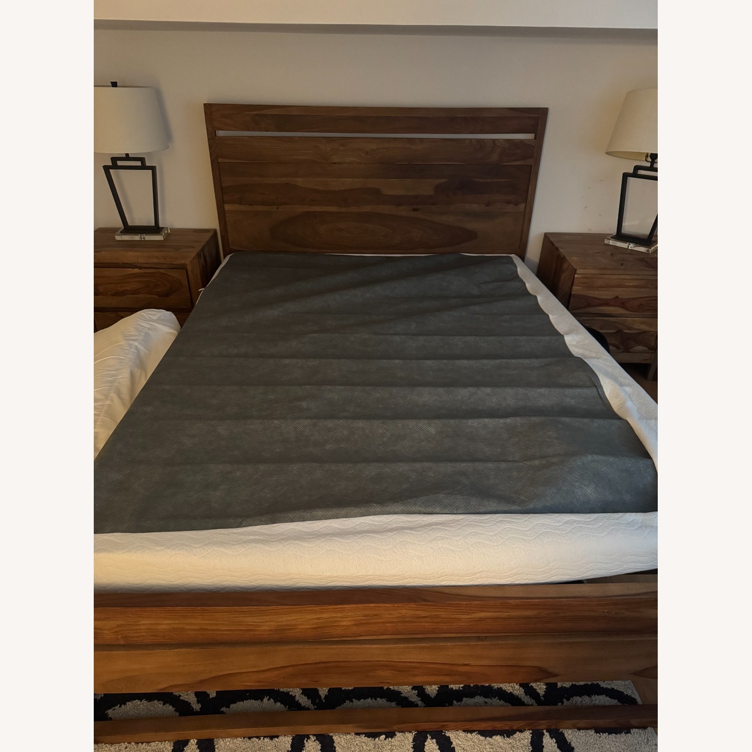 West Elm Queen Bed - image-3