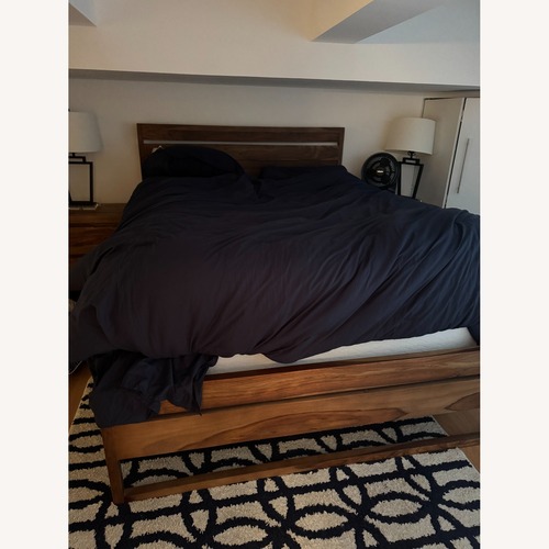 Used West Elm Queen Bed for sale on AptDeco
