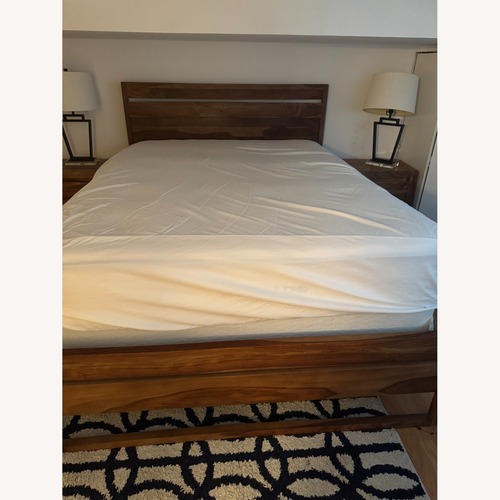 Used West Elm Queen Bed for sale on AptDeco