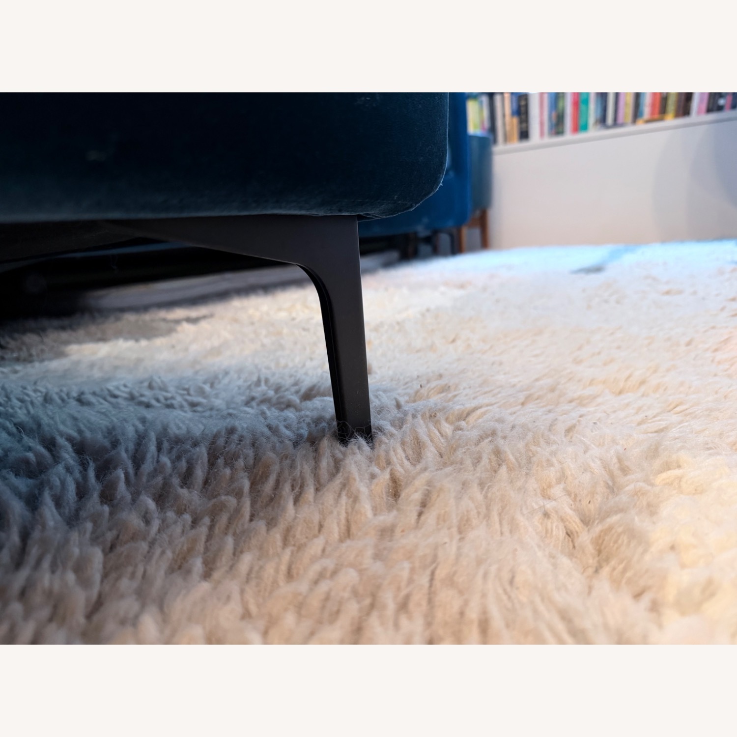 Rove Concepts Sophia Blue Velvet 2 Piece Sectional - image-3