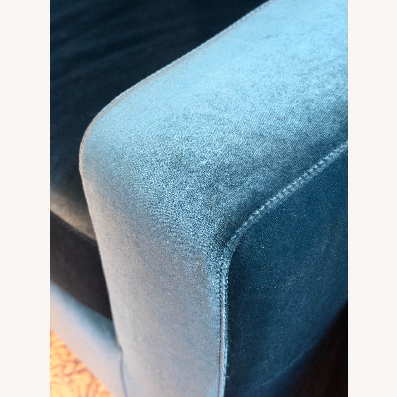 Rove Concepts Sophia Blue Velvet 2 Piece Sectional - image-4