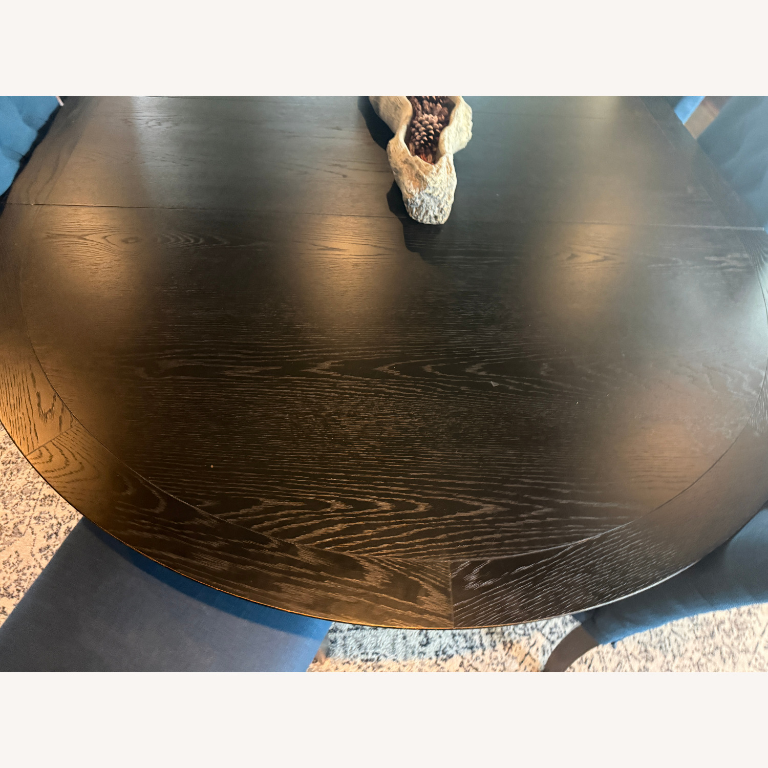 Arhaus Leighton Black Wood Dining Table - AptDeco