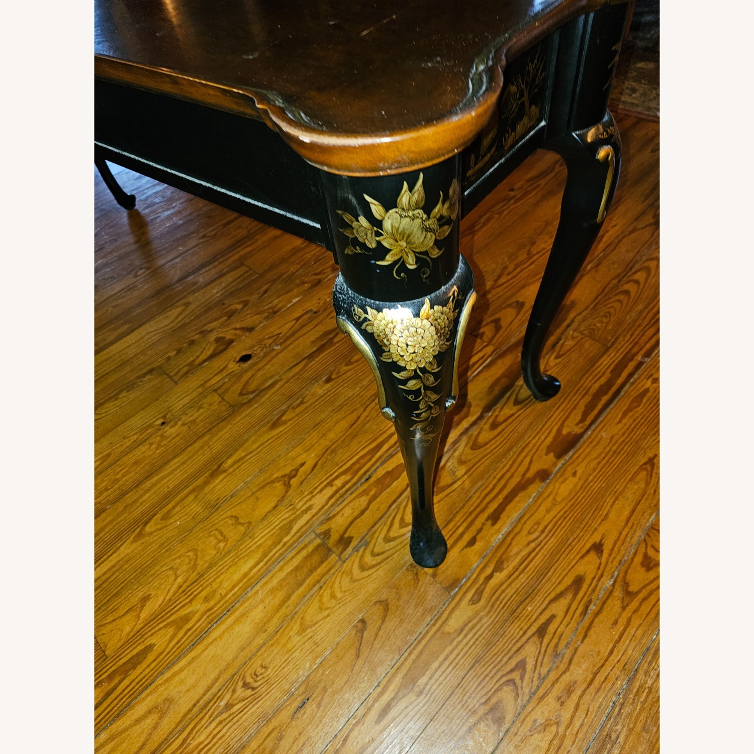 Hekman Furniture Dark Brown Sofa Table 80s - image-9