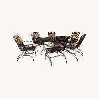 Vintage Russel Woodard Primrose Wrought Iron Patio