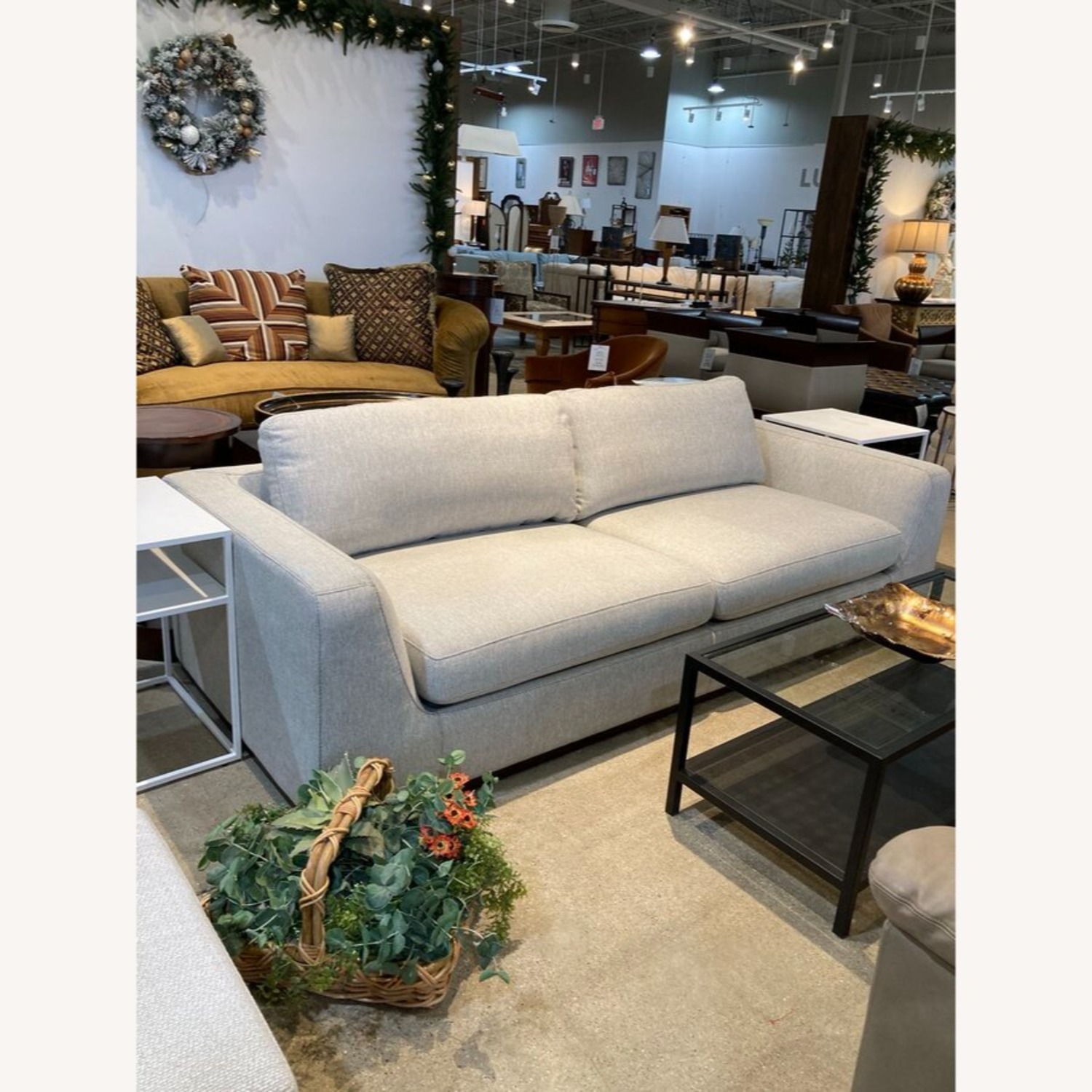 Four Hands Colt Sofa Aldred Silver - image-1