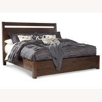 Ashley Starmore Dark Brown Wood Queen Bed