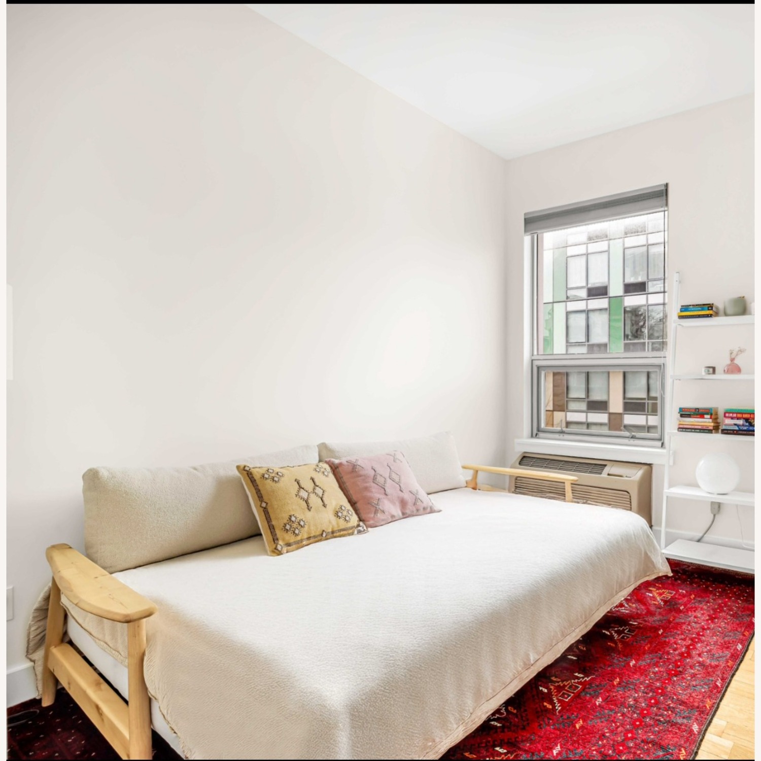 CB2 Ivory Boucle Sleeper Sofa - image-2