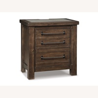 Ashley Starmore Dark Brown Wood Nightstand