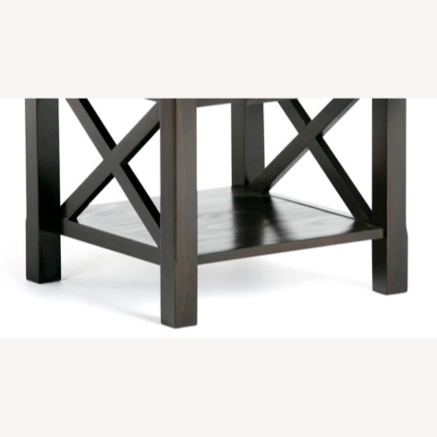 Ashley Dark Brown Wood Side Table - image-2