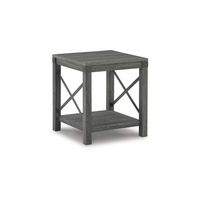 Ashley Dark Brown Wood Side Table