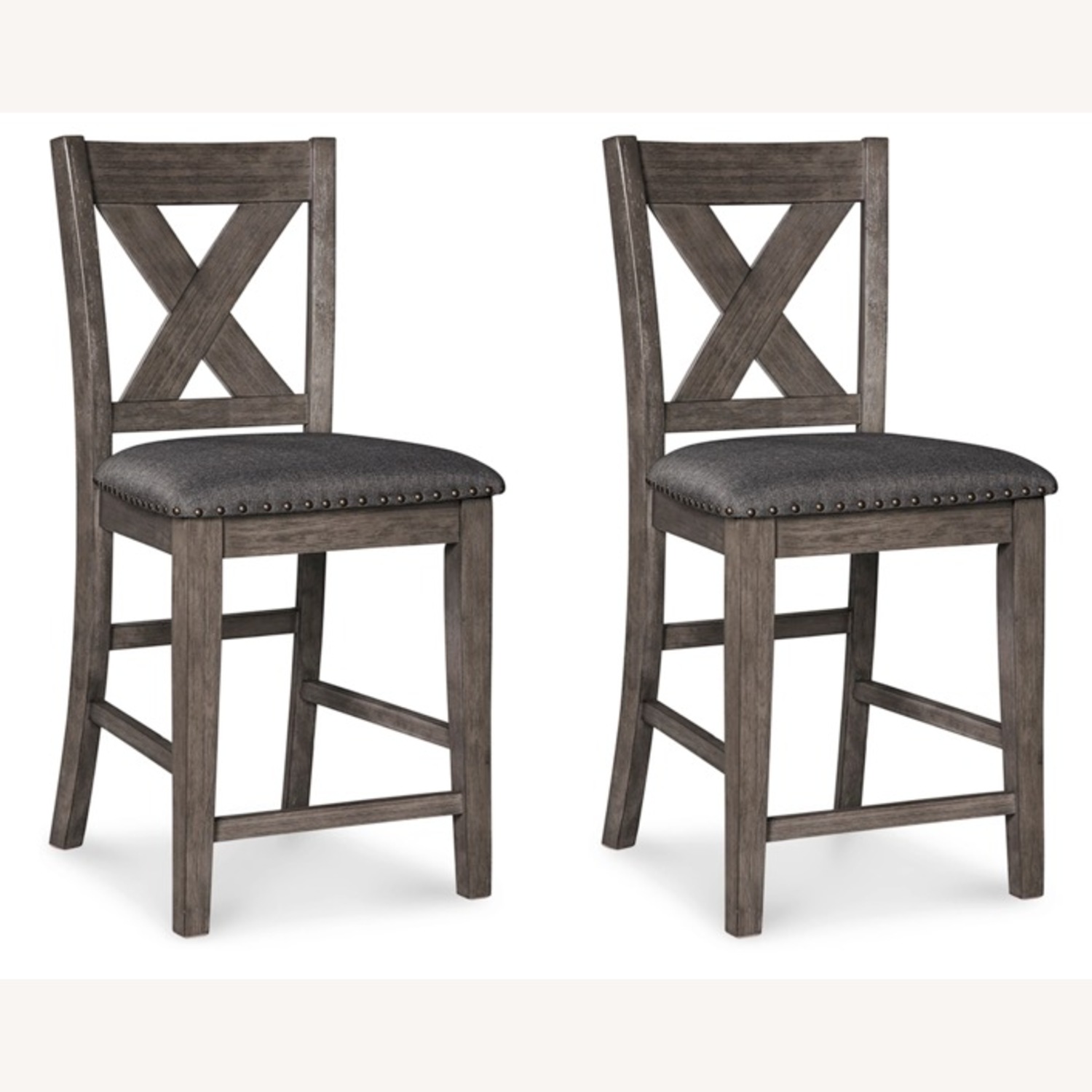 Ashley Caitbrook Brown Dining Set 2 Bar stools - image-2