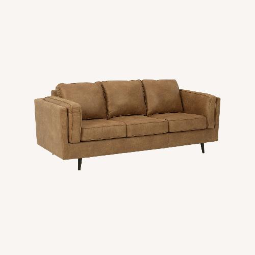 Used Ashley Mamiz Caramel 3 Seater Sofa for sale on AptDeco