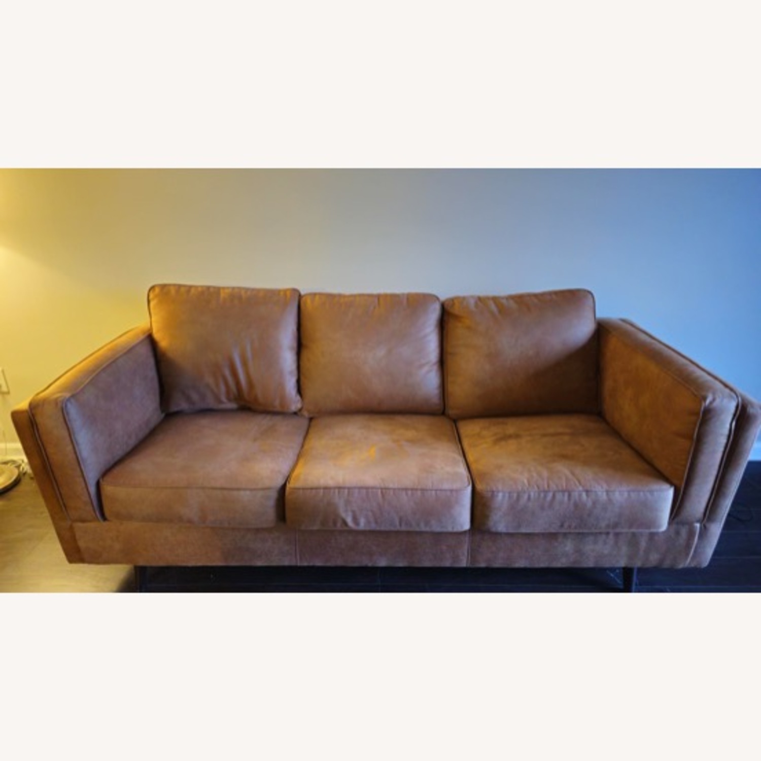 Ashley Mamiz Caramel 3 Seater Sofa - image-1