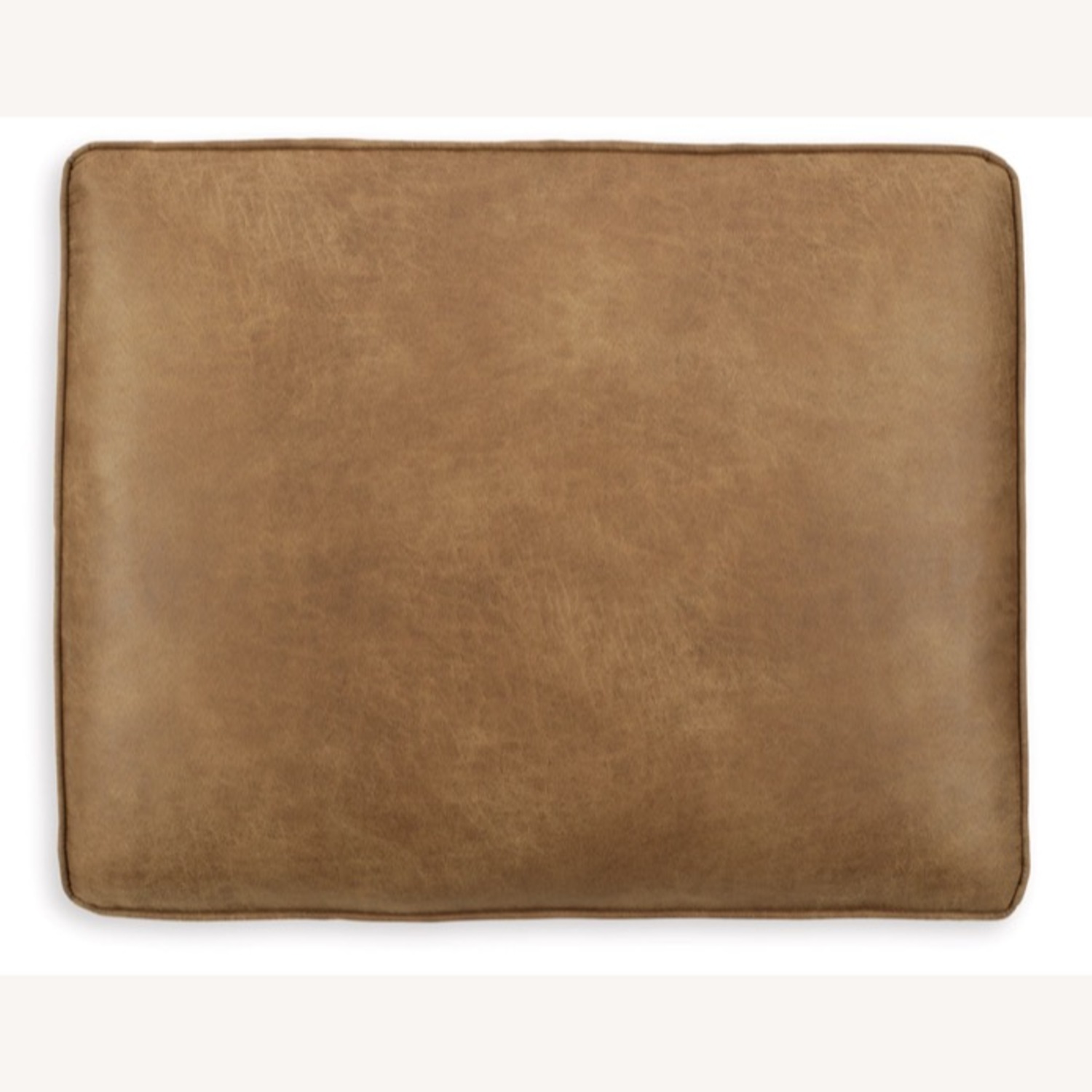 Ashley Maimz Caramel Faux Leather Ottoman - image-2