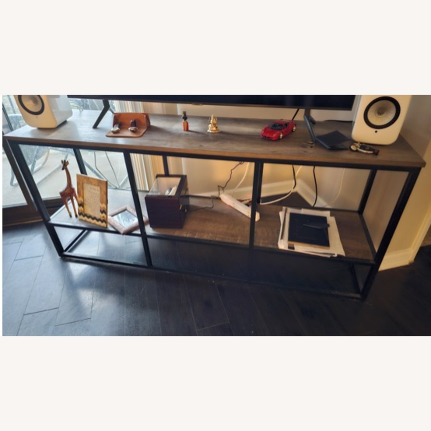 Ashley Wadeworth Light Brown 65" TV Stand - image-1