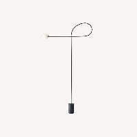 Bow Black Metal Floor Lamp