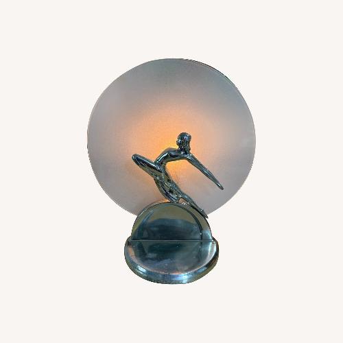 Used Art Deco “Dancing Lady” Moon Lamp for sale on AptDeco