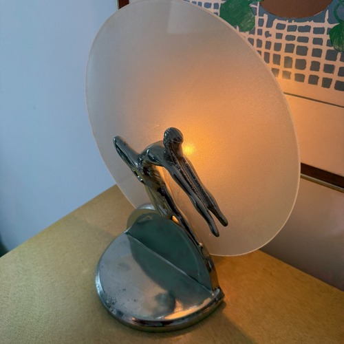 Used Art Deco “Dancing Lady” Moon Lamp for sale on AptDeco