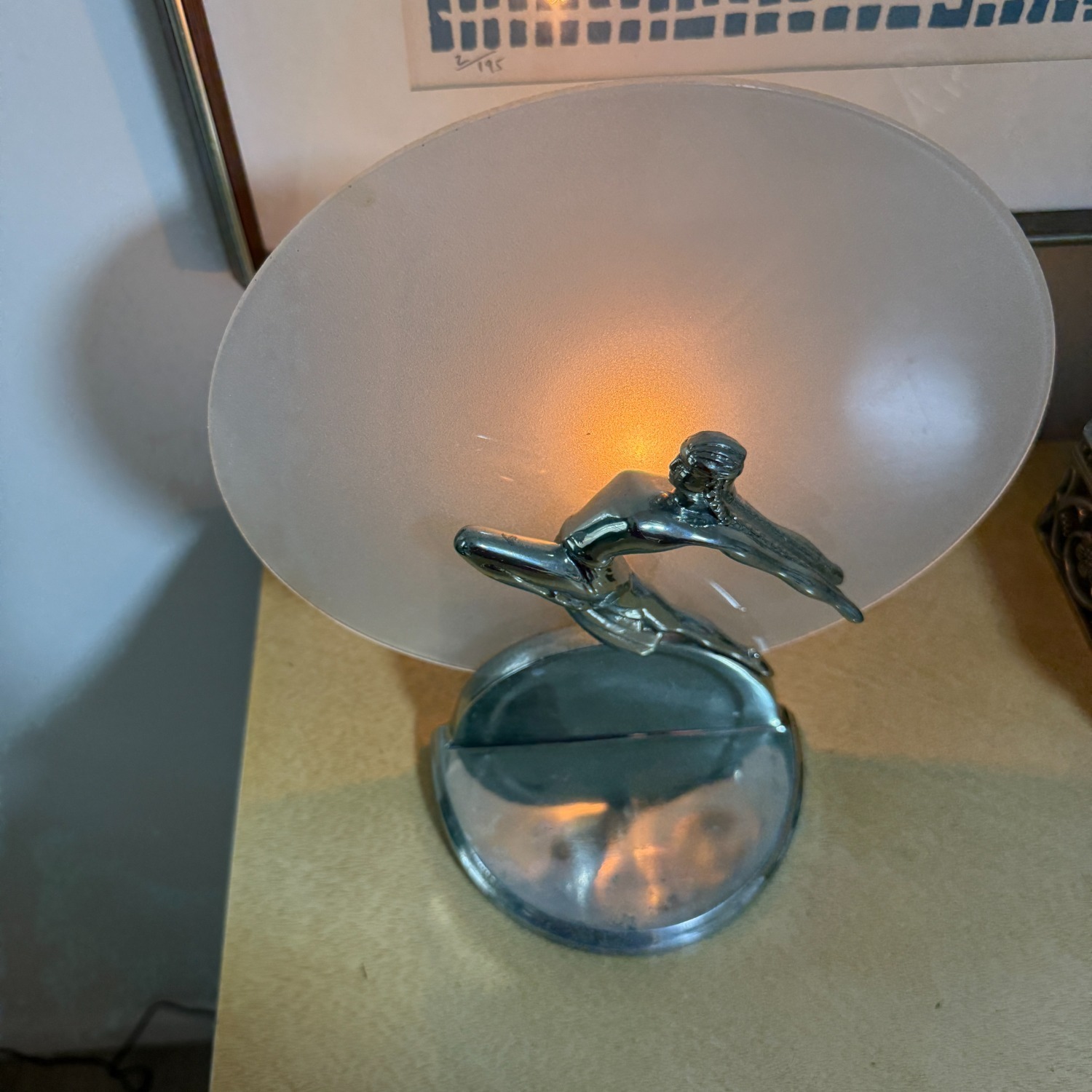 Art Deco “Dancing Lady” Moon Lamp - image-6