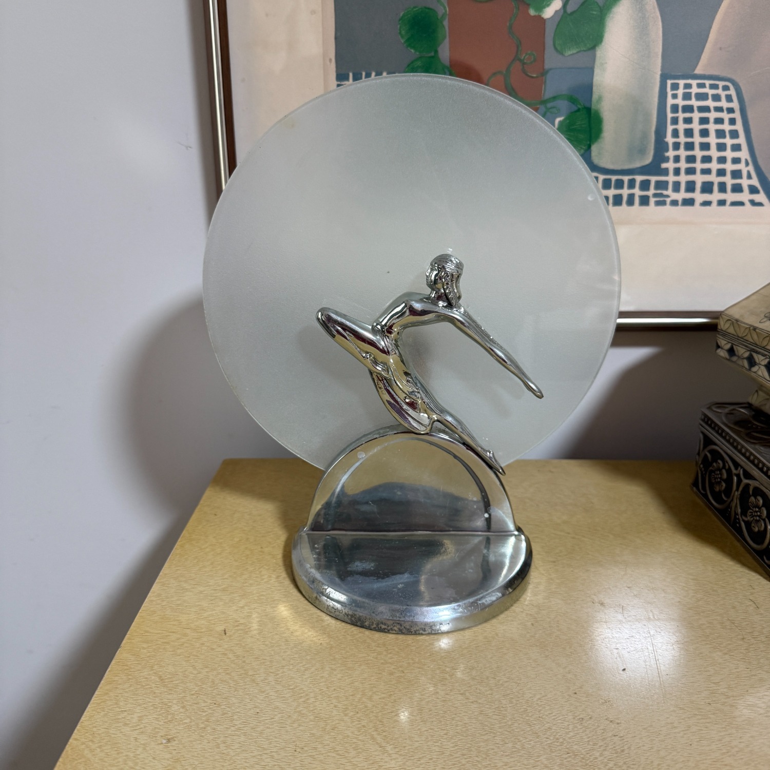 Art Deco “Dancing Lady” Moon Lamp - image-13