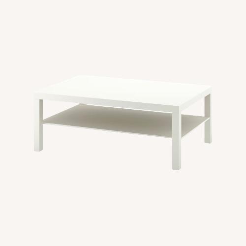 Used IKEA White Coffee Table  for sale on AptDeco